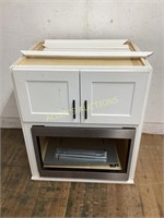 UPPER CABINET WITH MICROWAVE INSERT