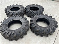 4 ATV tires: 30 x 10–14