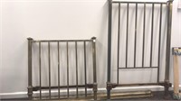 Antique twin size brass bed. Very nice quality.