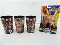 Wrestling Action Figure with Cups