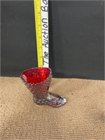 Fenton red carnival boot