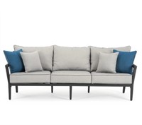 Venetia™ 88in Sunbrella® Outdoor Sofa - Gray /