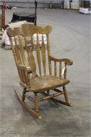 Oak Rocking Chair Approx 26"x33"x41.5"