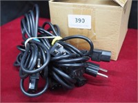 Lot of 5 Three Prong Charging Cables