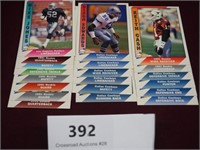 Misc. 1991 Pacific NFL Football Cards (20)