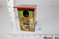 Tin Outhouse Mechanical Bank made in Germany