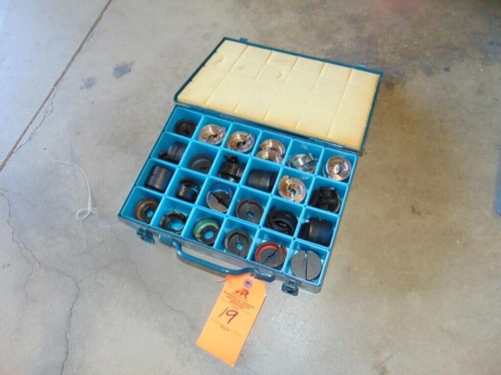 (LOT) set of 24 crimp dies