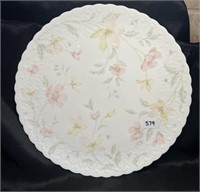 Mikasa Bone China "Pastel Garden" Cake Plate