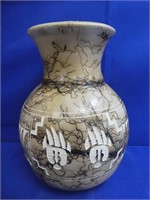 Signed Navajo Pottery Vase