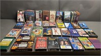 37pc Sealed VHS Lot Various Genres