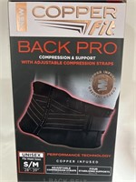 $25.00 Copper Fit Back Pro Back support size S/M
