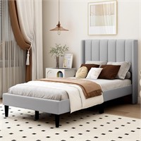 Twin Upholstered Bed Frame