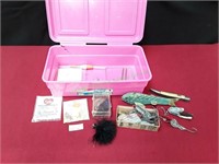 Pink Box w/ Fishing Gear