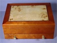 Arts and craft timber jewellery box