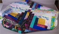 King size patchwork quilt