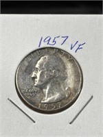 1957 P George Washington Silver Quarter