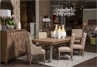 *NEW* AICO Hudson Ferry Dining Set $4105 MSRP