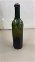 Point tail olive green bottle