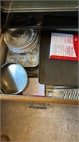 Qty baking pans etc