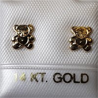 14k Gold, Baby Earrings