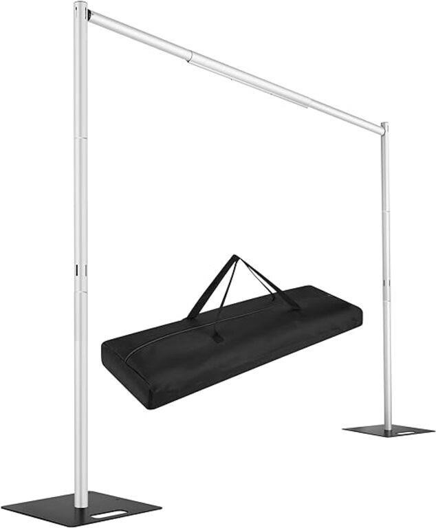 Hecis Pipe and Drape Backdrop Stand Kit 8ft x