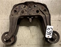 Patent 1883 Cast Iron Barn Trolly