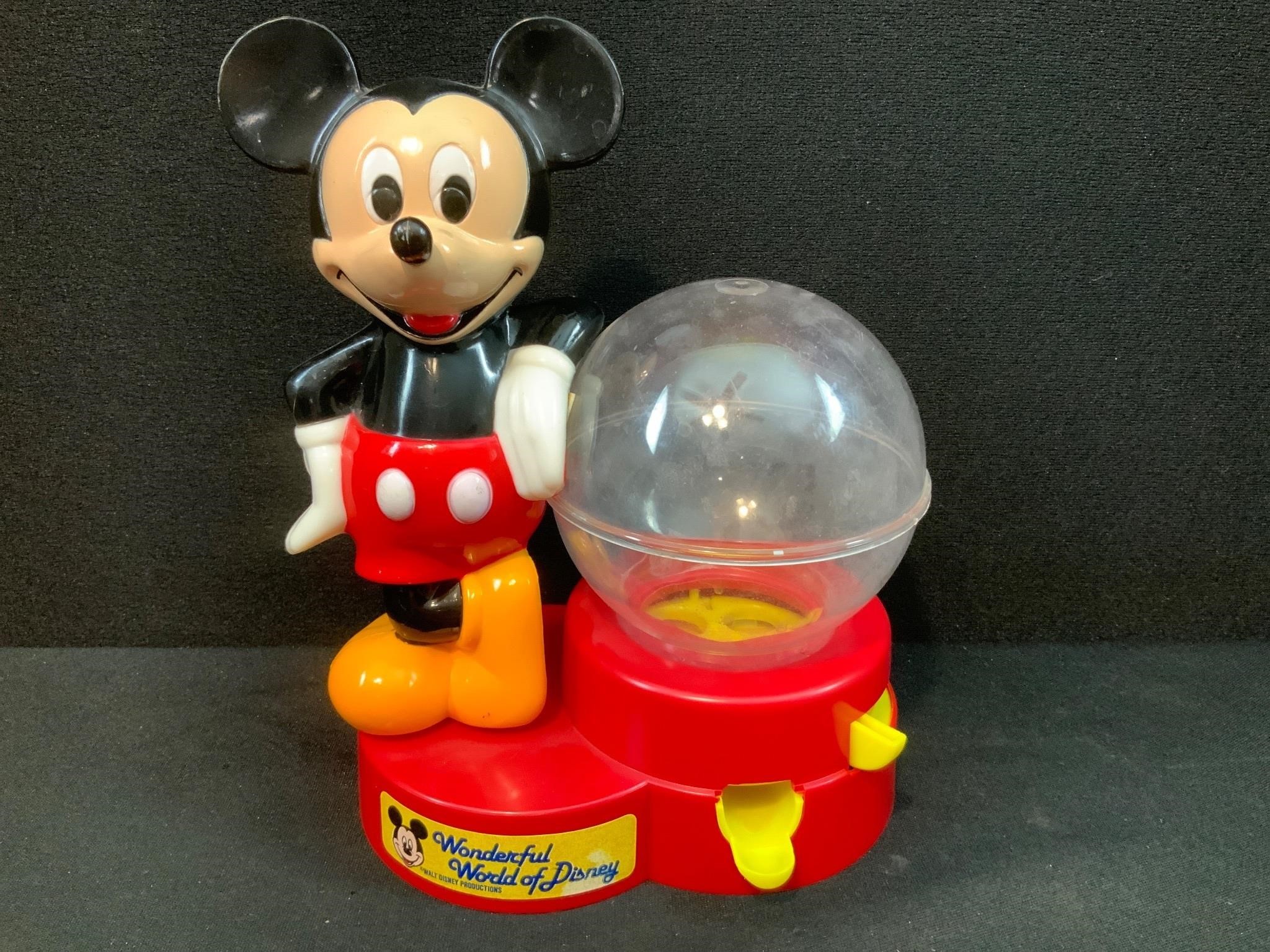 Mickey Mouse Plastic Gum Ball Machine