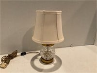 A Cut Glass Table Lamp