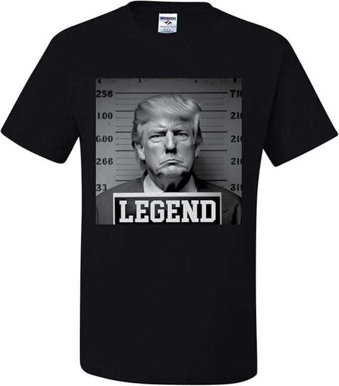 (2XL - black) Legend Mugshot American Pride Mens