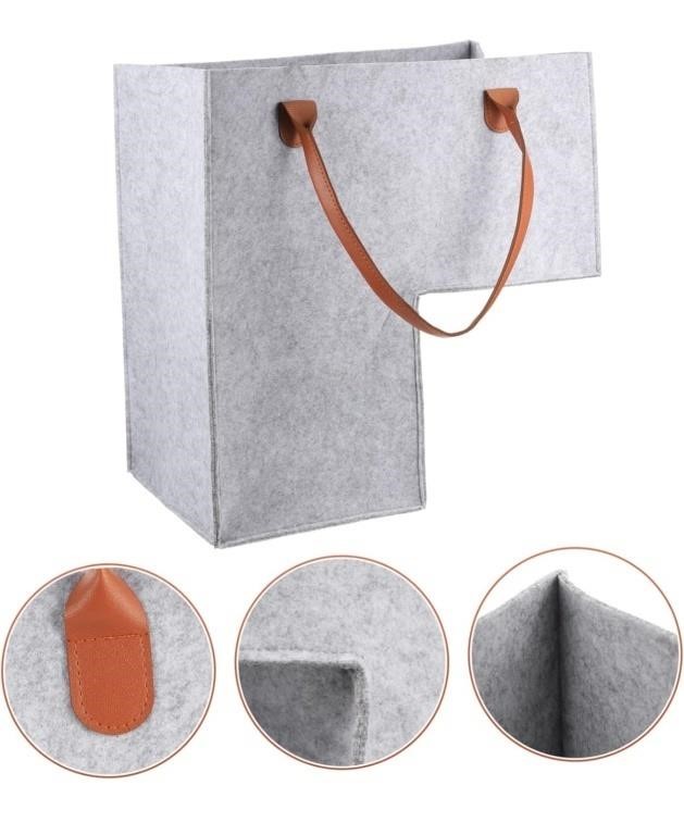 New, BUTIFULSIC Storage Bag Felt Laundry Basket