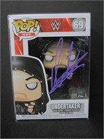 Undertaker signed Funko Pop Figure COA