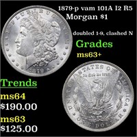 1879-p vam 101A I2 R5 Morgan $1 Grades Select+ Unc