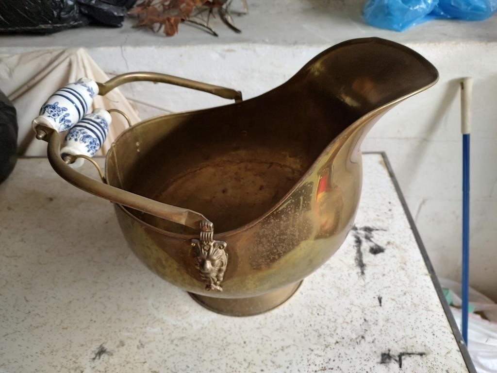 Brass Ash Bucket