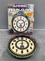 Lionel 100th Anniversary Train Clock  NOT TESTED