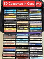 60 Cassettes in Black Double Layered Case