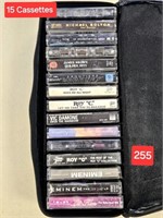 15 Cassettes in Black Soft Case