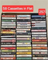58 Cassettes in Flat