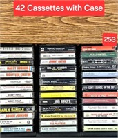 42 Cassettes in Case