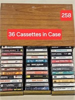 36 Cassettes in Case
