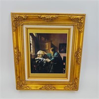 Vintage Johannes Vermeer "The Astronomer" Print