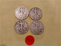 Silver Walking Liberty Half Dollars $2 FV