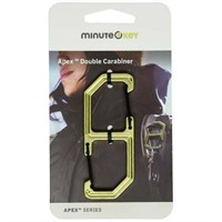 Minute Key Apex Double Carabiner Key Holder Black