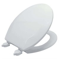 Mainstays White Round Plastic Toilet Seat