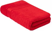 Turkish Cotton Bath Sheets  Red  35x60 in
