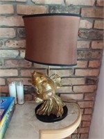 Decorative Wood Fish Lamp +++
