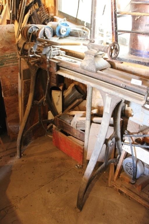 Primitive lathe