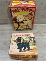 Vtg Linemar Pal The Puppy & Barky- Pup Battery