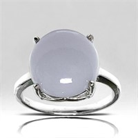 Lavender Yttrium Fluorite Ring Size 6.5