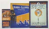 2 Illini Football Books/Guide and 1 Calendar