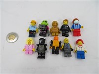 10 personnages LEGO